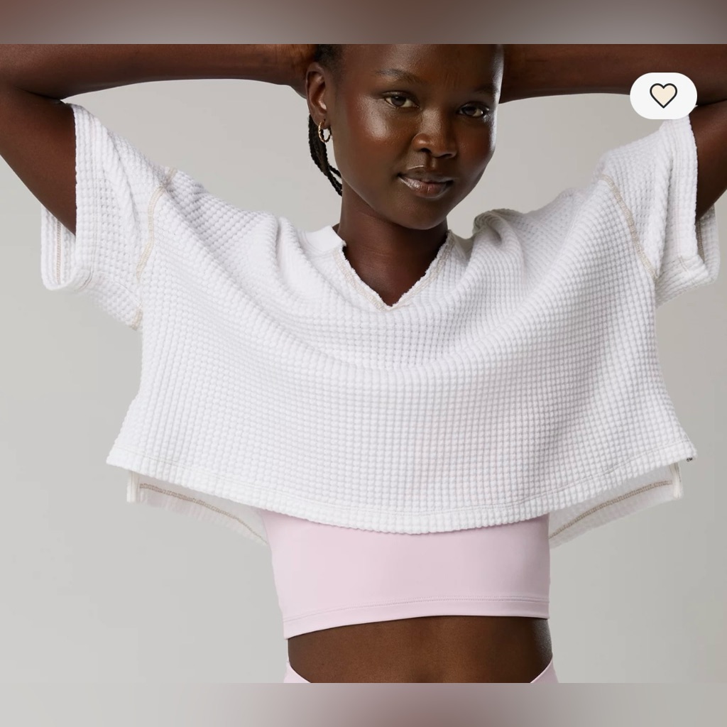 Offline By Aerie Wow! Waffle Notch Neck T-Shirt